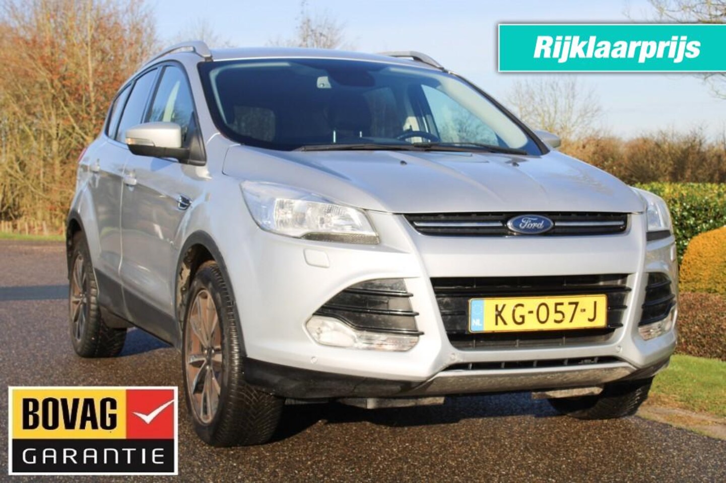 Ford Kuga - 1.5 120pk Titanium ECC/Cruise/Half leer/Navi/Park ass/Camera/DAB - AutoWereld.nl