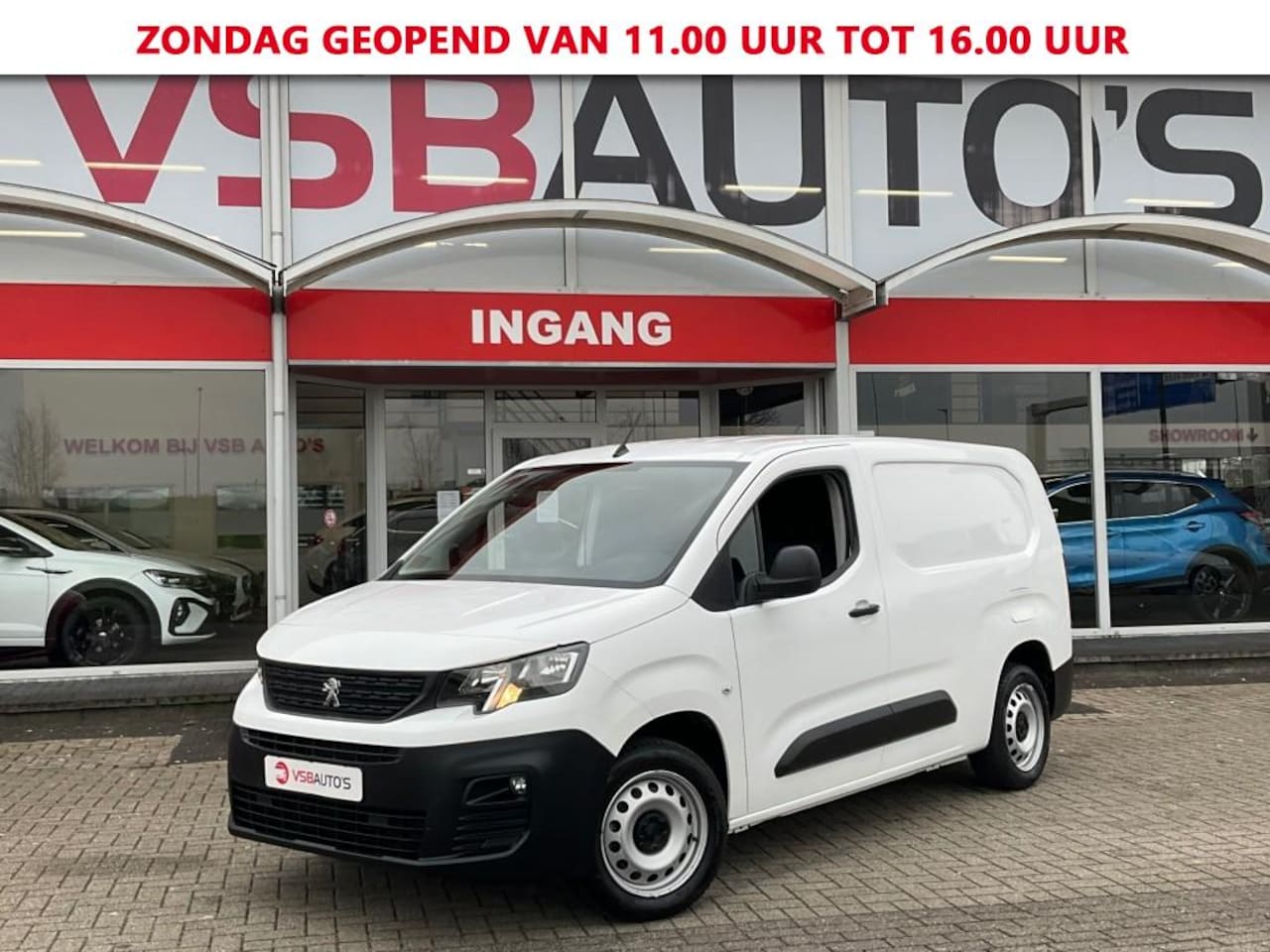 Peugeot Partner - 1.2 PURETECH L2 110PK AIRCO TREKHAAK SCHUIFDEUR - AutoWereld.nl