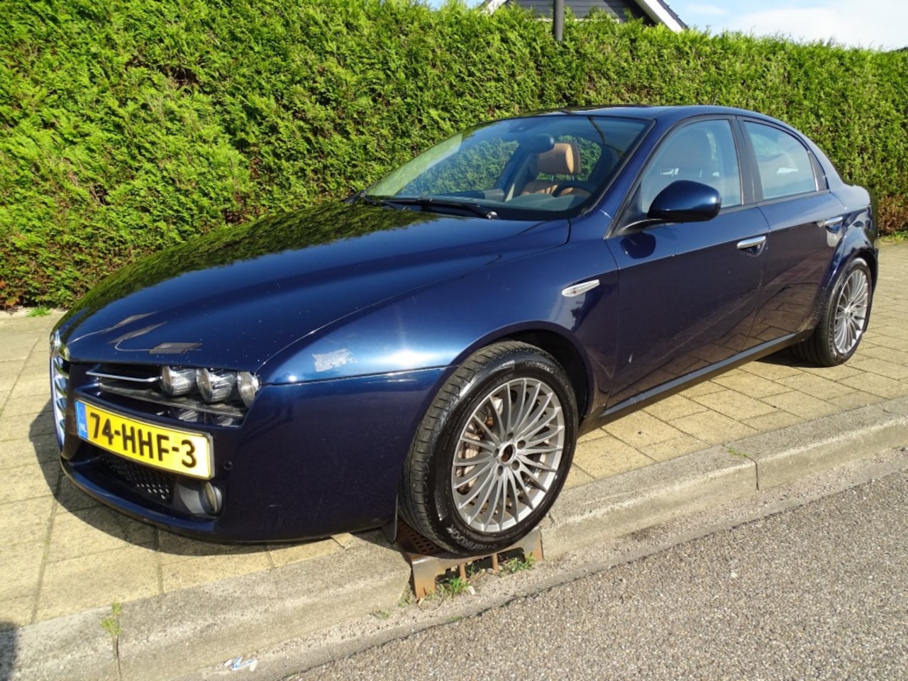 Alfa Romeo 159 - 2.2 JTS TI 185 pk- Leer-Clima-Navi-Pdc-Trkh-Cruise - AutoWereld.nl