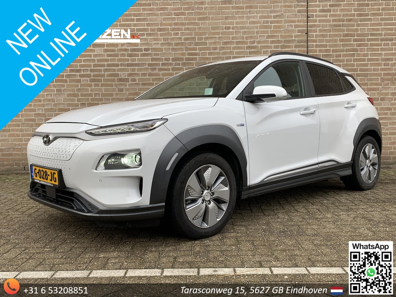 Hyundai Kona Electric - EV Premium 64 kWh | € 13.450,- NETTO! | Leder | Climate | Cruise | Navi | Camera | Stoelve - AutoWereld.nl