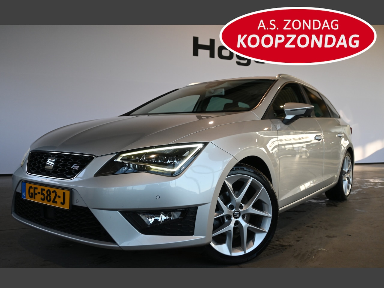 Seat Leon ST - 1.4 TSI ACT FR Dynamic ECC Cruise control Panoramadak 100% Onderhouden LED Inruil mogelijk - AutoWereld.nl