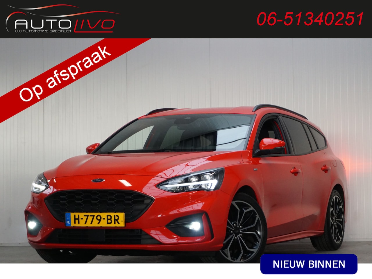 Ford Focus Wagon - 1.5 EcoBoost ST Line Business 150 PK! AUTOMAAT! BOM VOL! - AutoWereld.nl