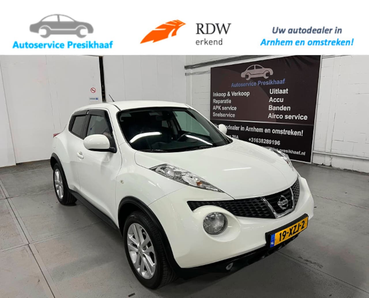 Nissan Juke - 1.6 Tekna Automaat ECC / CAMERA / VOL-LEDER - AutoWereld.nl