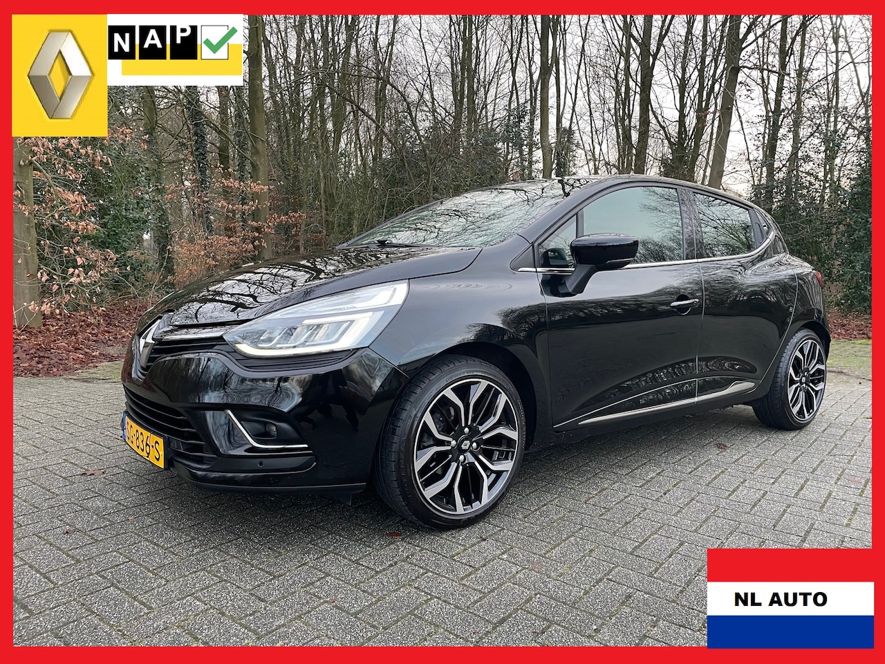 Renault Clio - 0.9 TCe Ecoleader Intens Sportieve Clio 0.9 Tce INTENS 17 inch LED Half Leder NL AUTO - AutoWereld.nl