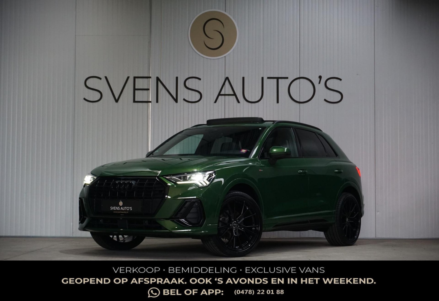 Audi Q3 - 35 TFSI S-Line Black Edition|Audi Exclusive Kleur!|Panodak|Sfeer|DCC|Matrix| - AutoWereld.nl