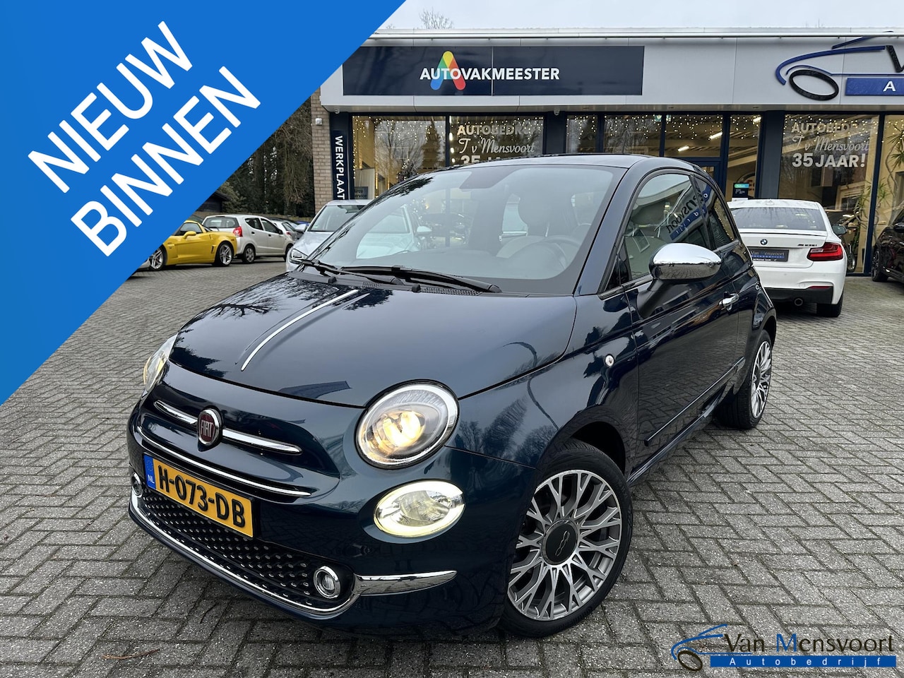 Fiat 500 - 1.2 4-cil Star Navi|Panorama|CarPlay|Cruise|DAB - AutoWereld.nl