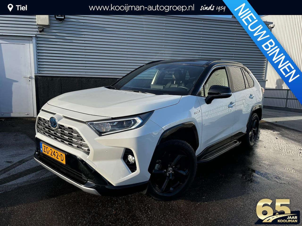 Toyota RAV4 - 2.5 Hybrid Bi-Tone Schuif/kanteldak, Navigatie, Treeplanken, Stoelverwarming, JBL, LED, LM - AutoWereld.nl