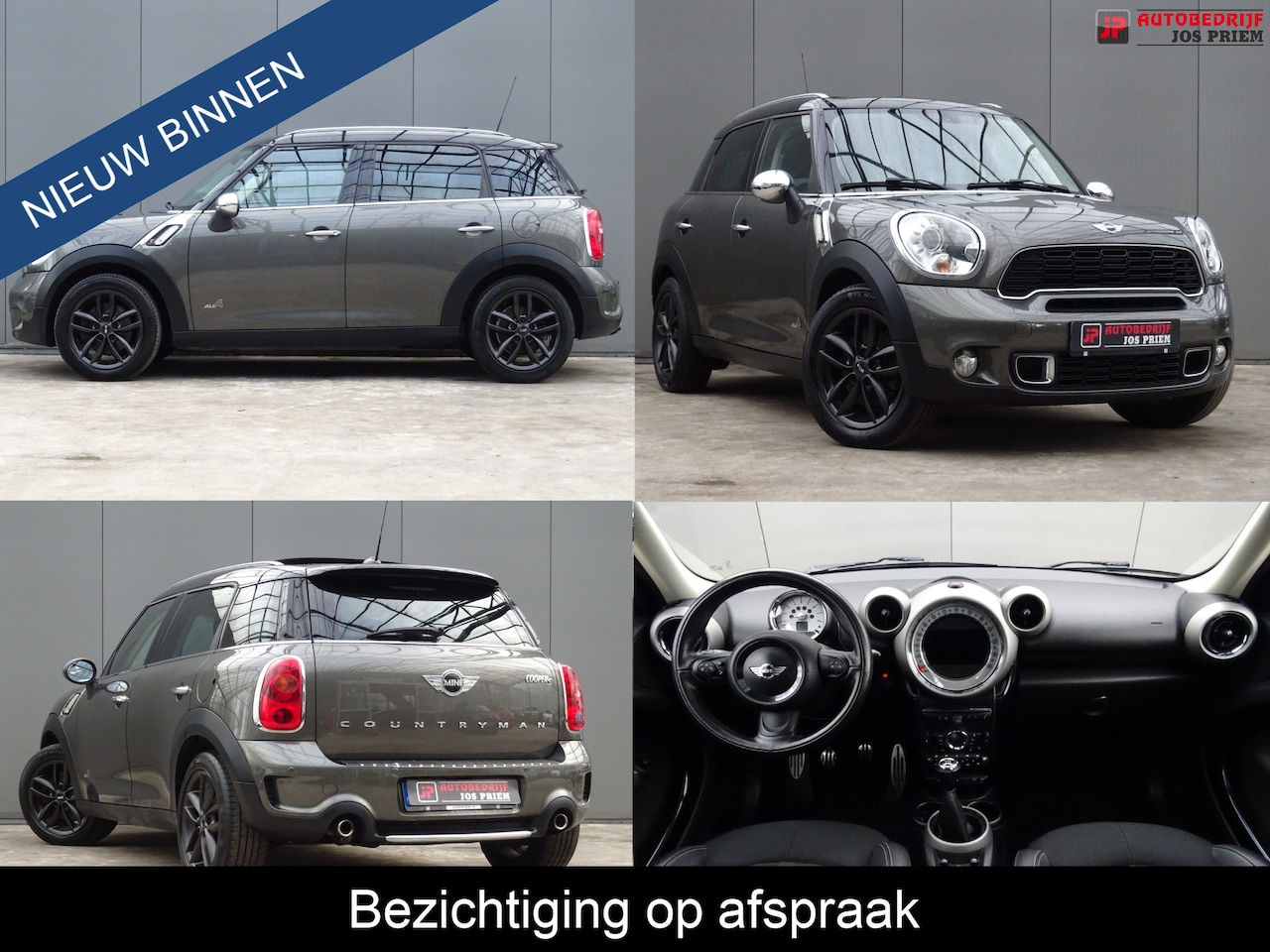 MINI Countryman - Mini 1.6 Cooper S ALL4 Chili * PANORAMADAK * PDC * STOELVERW. !! - AutoWereld.nl