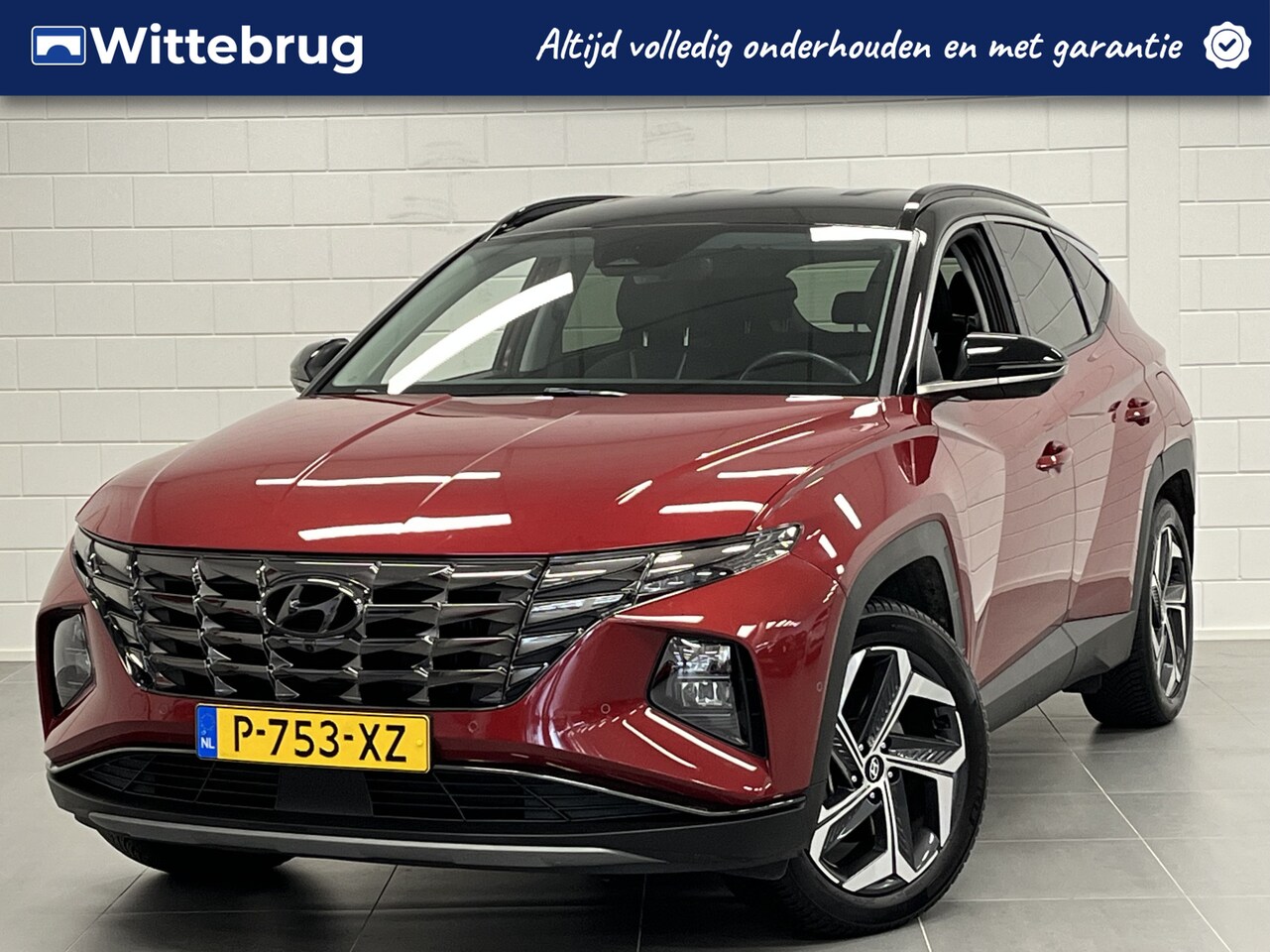 Hyundai Tucson - 1.6 T-GDI PHEV Premium 4WD LEDER | FULL LED | 360 CAMERA | TWO TONE | STOERE LUXE SUV! - AutoWereld.nl