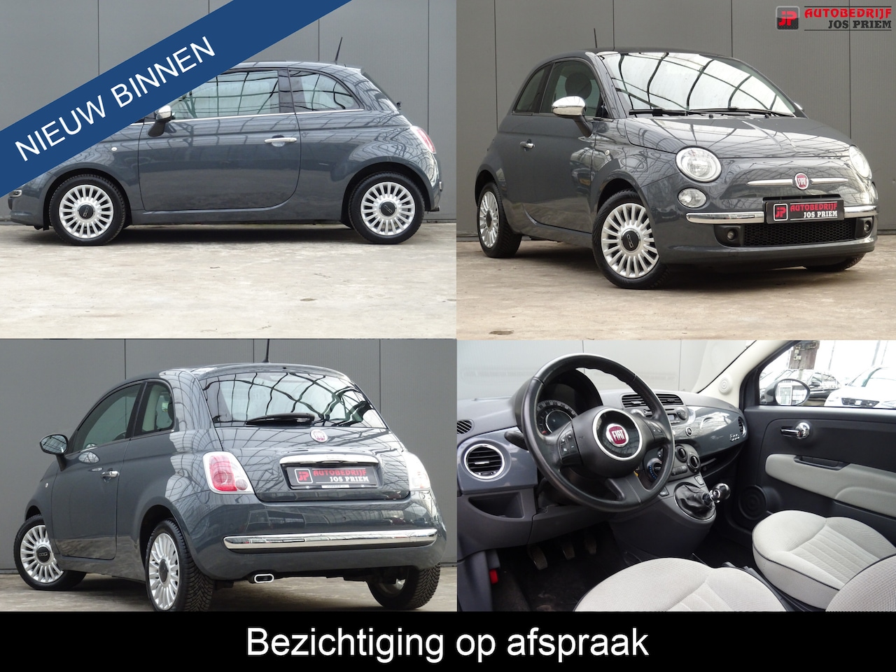 Fiat 500 - 0.9 TwinAir Lounge * PANORAMADAK * 4 SEIZOENSBANDEN !! - AutoWereld.nl