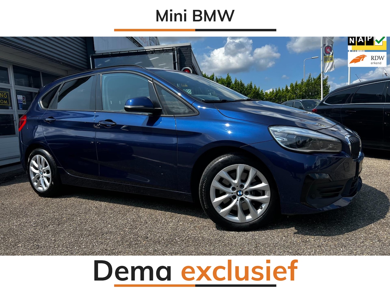 BMW 2-serie Active Tourer - 225xe iPerformance eDrive Edition NAVI/LED/DAB/ECC/PDC/CRUISE/// - AutoWereld.nl