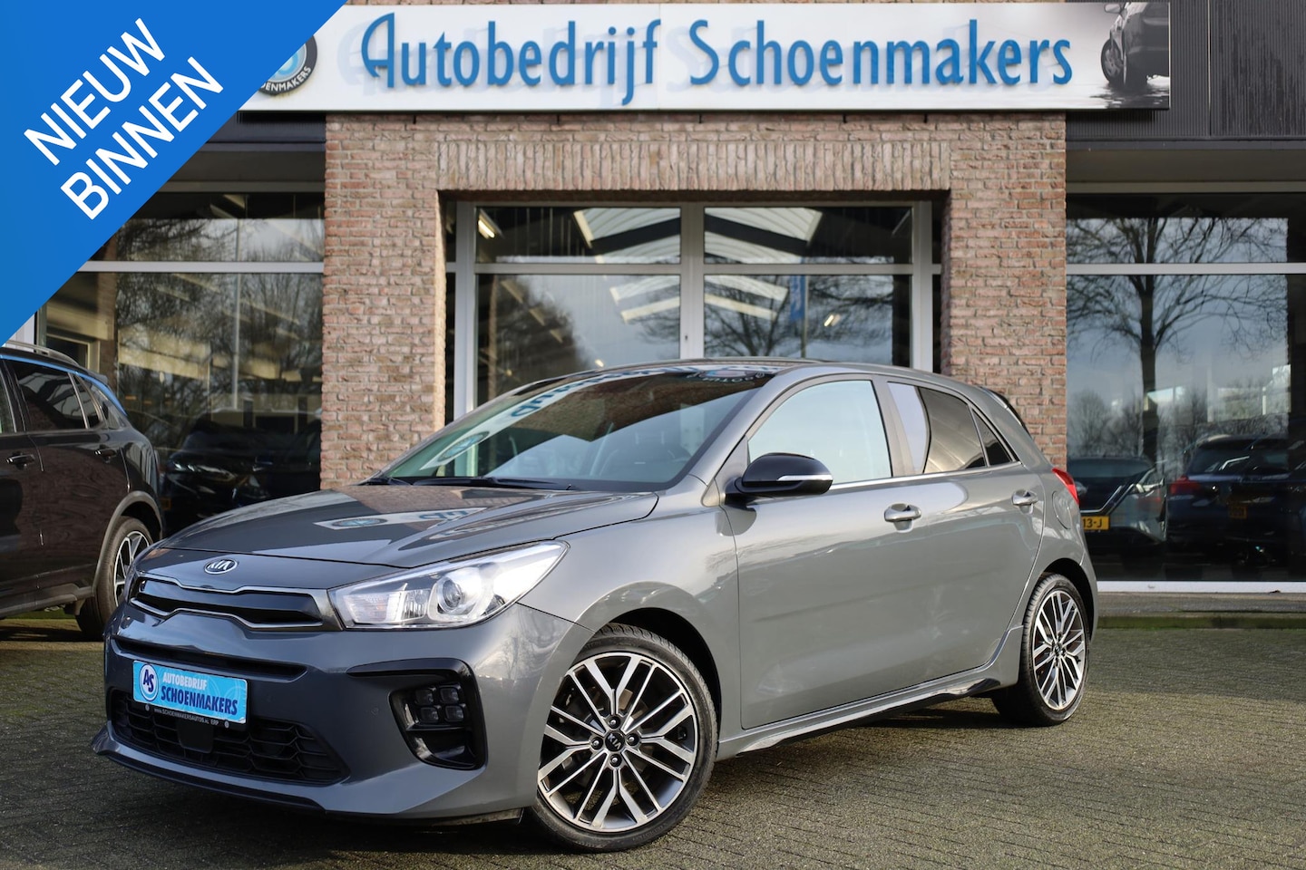 Kia Rio - 1.0 TGDI GT-Line STOEL/STUURVERWARMING HALFLEER DAB+ NAVI CAMERA CRUISE CARPLAY 2XPDC 17"L - AutoWereld.nl