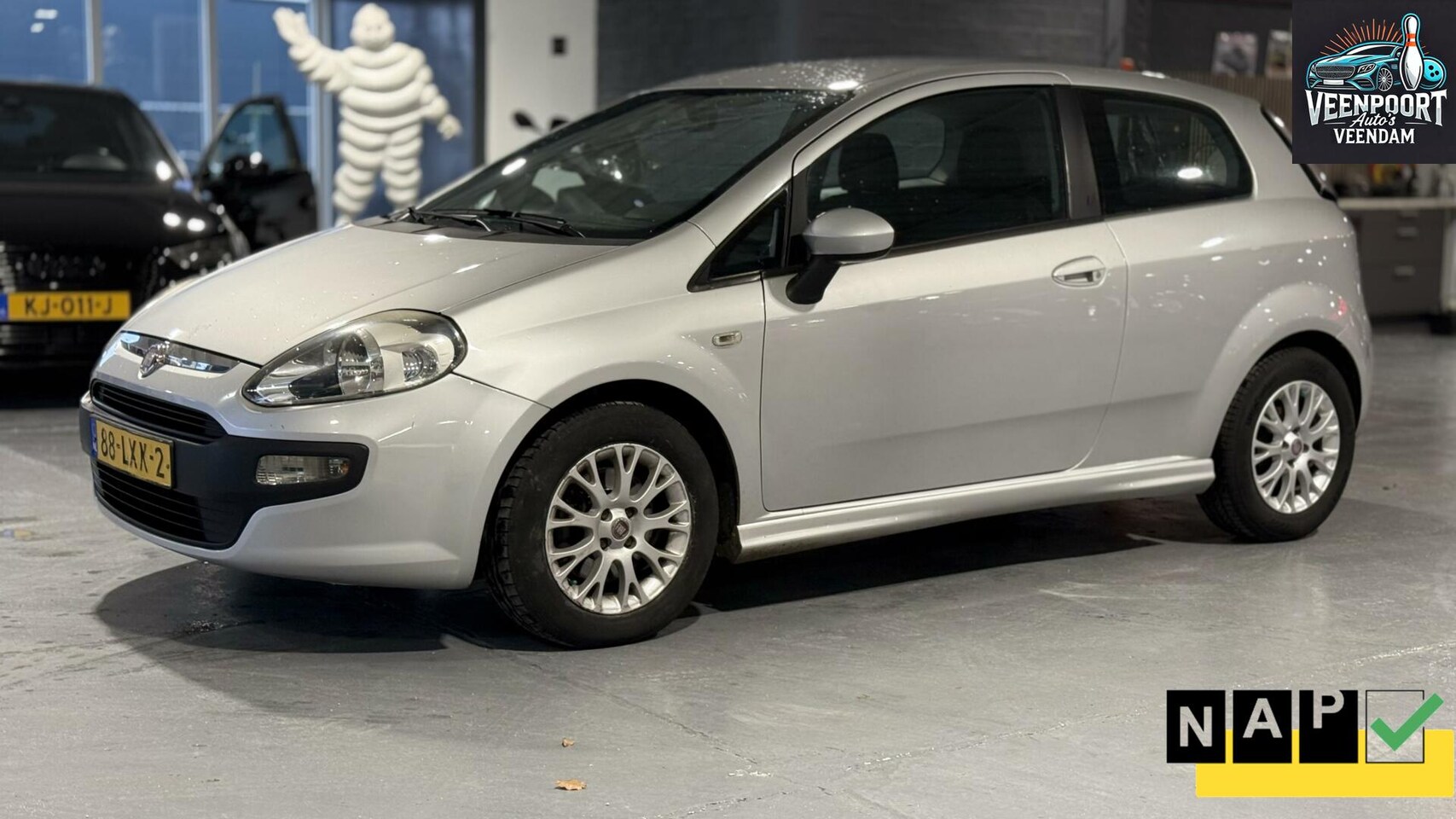 Fiat Punto Evo - 1.3 M-Jet Dynamic Airco Cruise Trekhaak - AutoWereld.nl