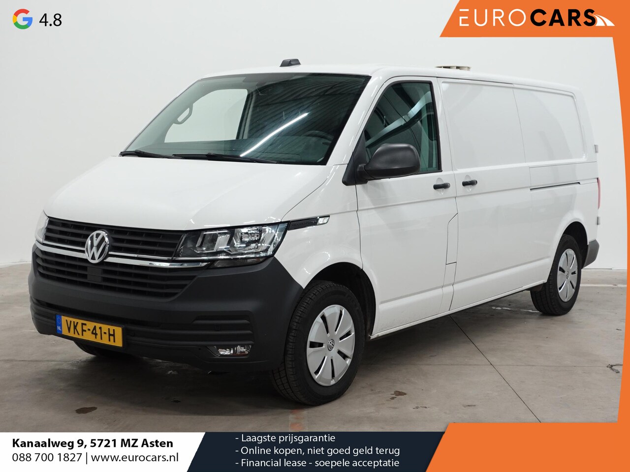 Volkswagen Transporter - 110pk L2H1 Executive 2x Schuifdeur Navigatie Cruisecontrol Airco - AutoWereld.nl