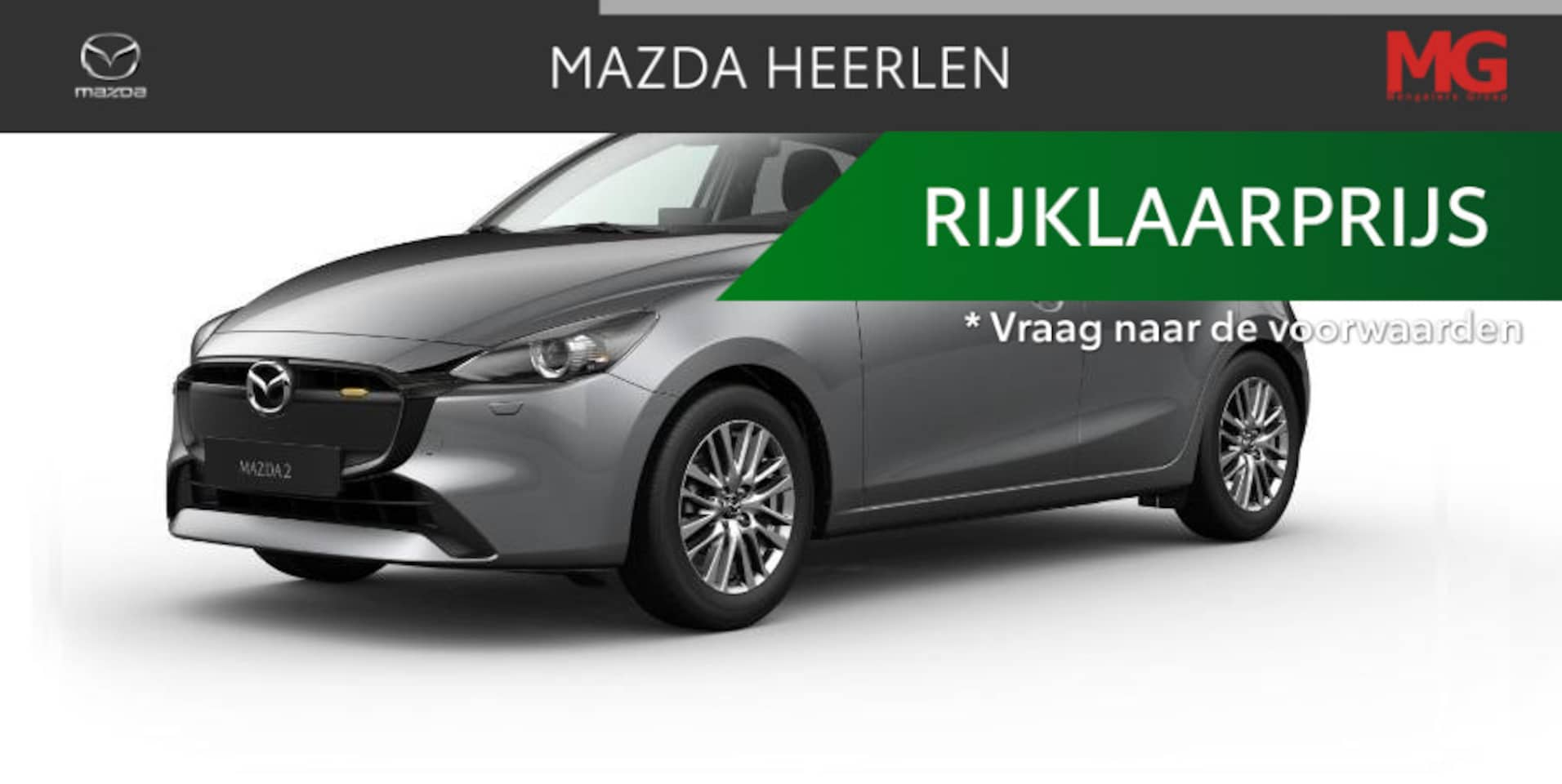 Mazda 2 - 1.5 e-SkyActiv-G 90 Exclusive-Line Mengelers actieprijs: € 25.990,00* - AutoWereld.nl