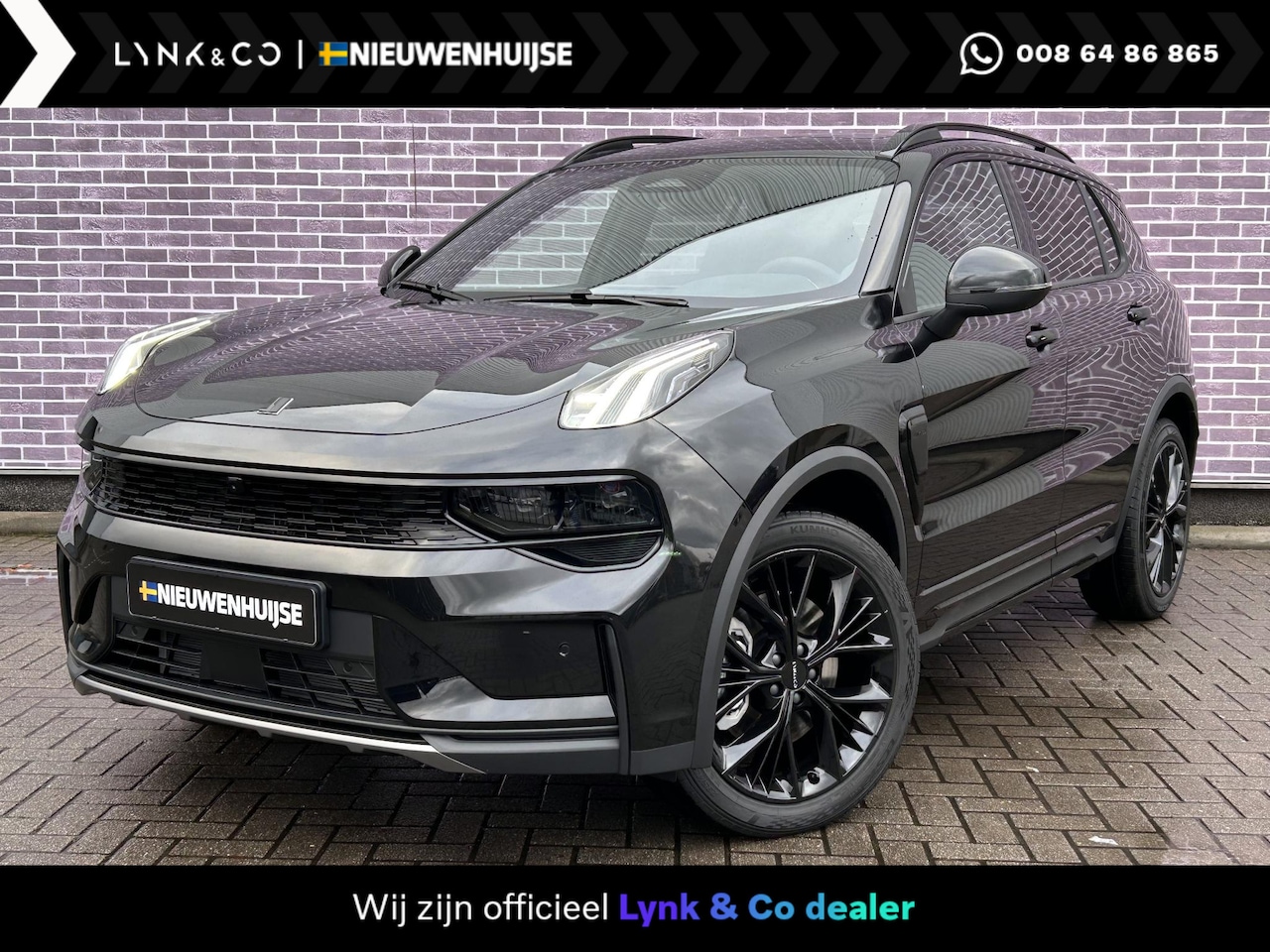 Lynk & Co 01 - PHEV More UIT VOORRAAD LEVERBAAR | NIEUW MODEL 2025 | Sparkling Black - AutoWereld.nl