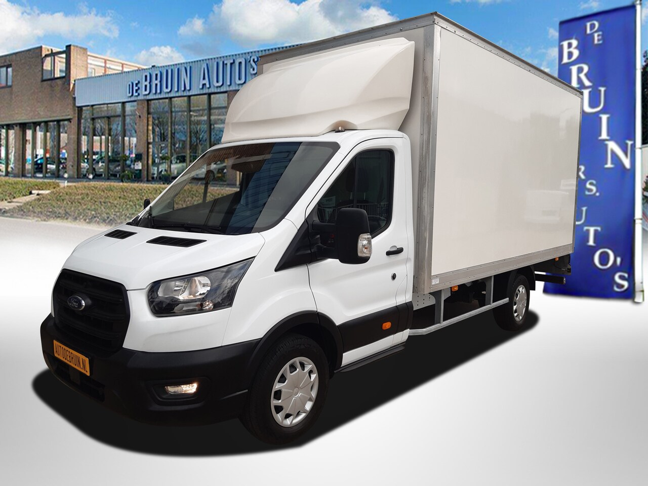 Ford Transit - 350 2.0 TDCI 130Pk L4 Trend Laadklep, Airco Cruisecontrol - AutoWereld.nl