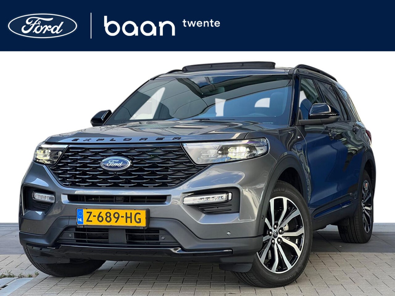 Ford Explorer - 3.0 V6 EcoBoost PHEV ST-Line 7prs. | Trekhaak | PANO | Stoel ventilatie | B&O | Apple Carp - AutoWereld.nl