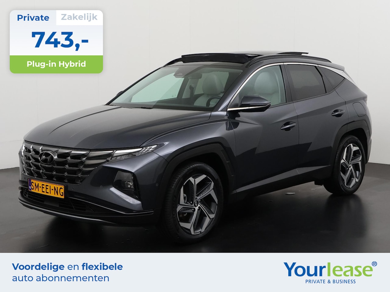 Hyundai Tucson - 1.6 T-GDI PHEV Premium Sky 4WD | All-in 743,- Private Lease | Zondag Open! - AutoWereld.nl