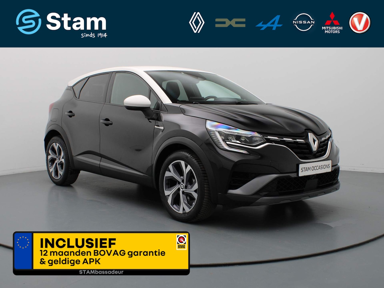 Renault Captur - Mild Hybrid 160pk R.S. Line Camera | Climate | 9,3" Navi | Parksens. | 18" Velgen - AutoWereld.nl