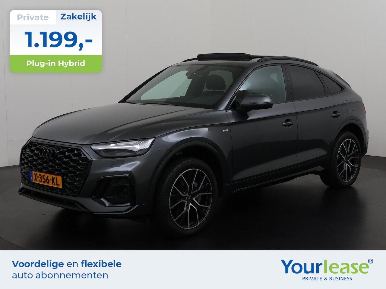 Audi Q5 Sportback - 50 TFSI e S Edition Black Pack Plug-in | 1199,- Full Operational Lease | Zondag Open! - AutoWereld.nl