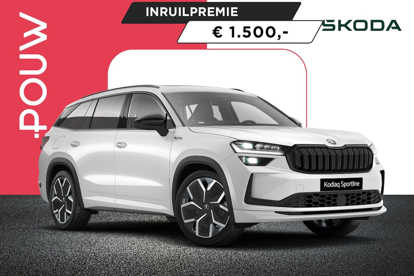 Skoda Kodiaq - 1.5 TSI 204pk PHEV Sportline Business | Stoel-/Stuurverwarming | Trekhaak Wegklapbaar - AutoWereld.nl