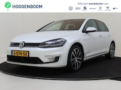 Volkswagen e-Golf - E-DITION | Warmtepomp | Lederen bekleding | Keyless | Dodehoek detectie | Navigatie | Stoe