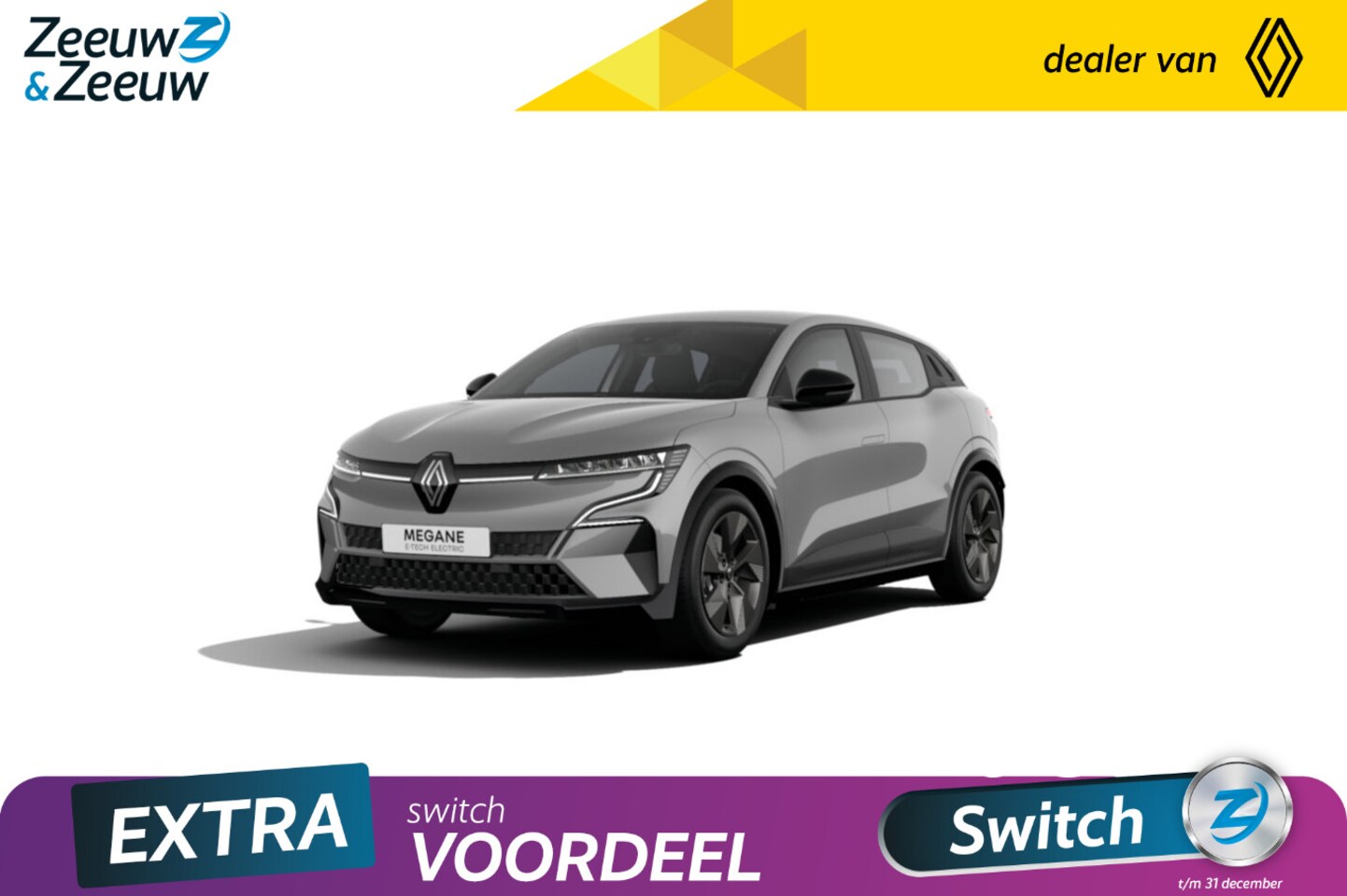 Renault Mégane E-Tech - Comfort Range Evolution 60 kWh | Nu met €1500,- extra Zeeuw & Zeeuw voorraadkorting | - AutoWereld.nl