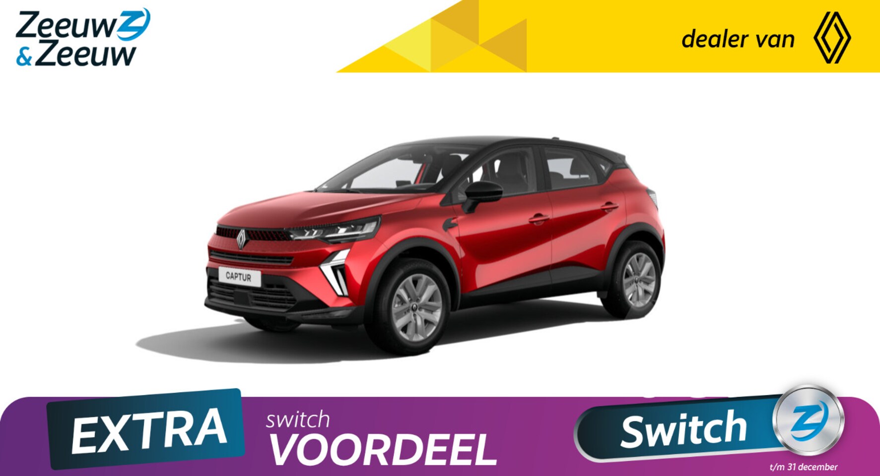 Renault Captur - 1.6 E-Tech Hybrid 145 evolution | Nu leverbaar en profiteer van €1500,- extra Zeeuw & Zeeu - AutoWereld.nl