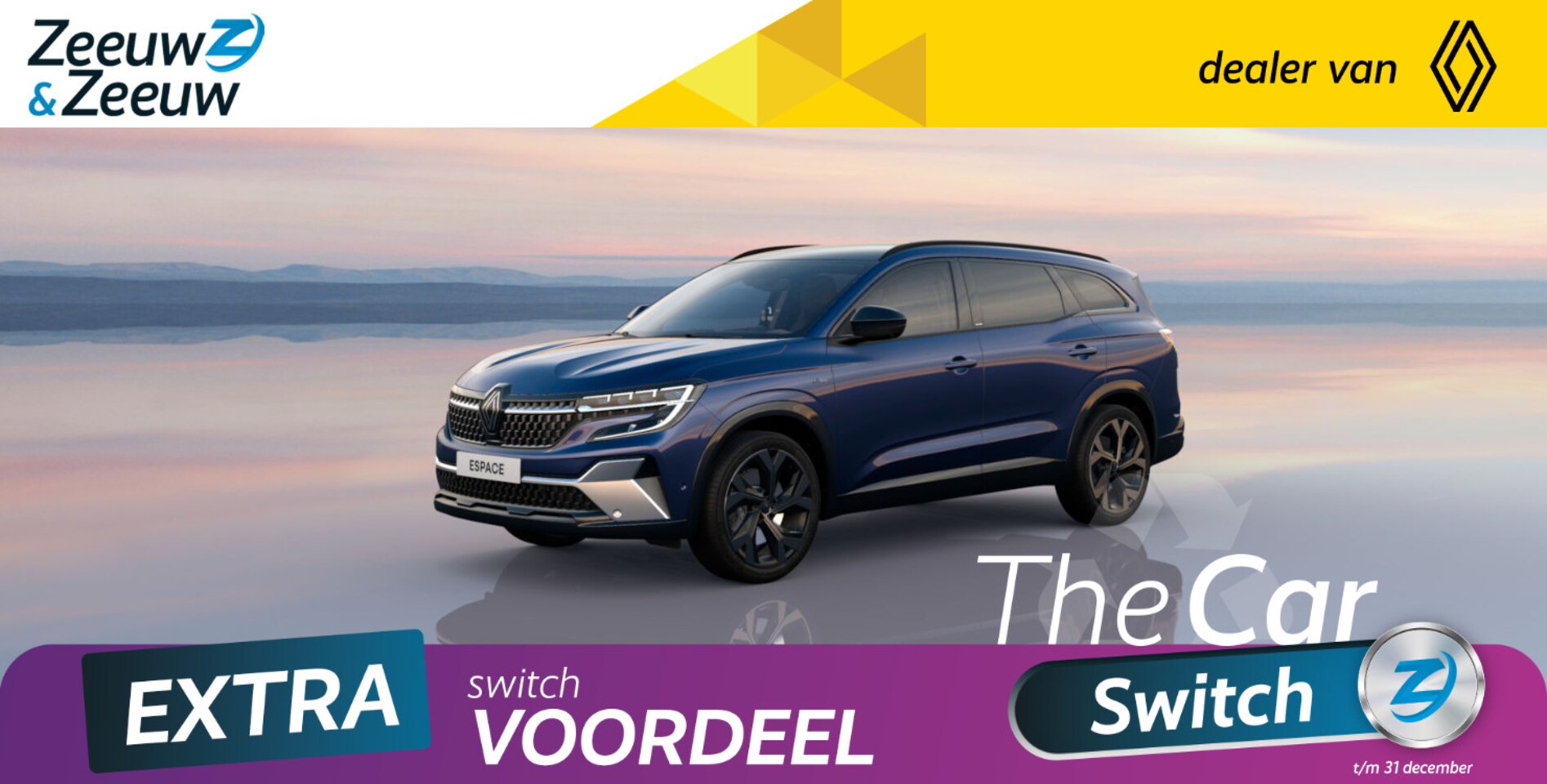 Renault Espace - E-Tech Hybrid 200 Esprit Alpine | Profiteer nu van de €1500,- Zeeuw & Zeeuw korting! | - AutoWereld.nl