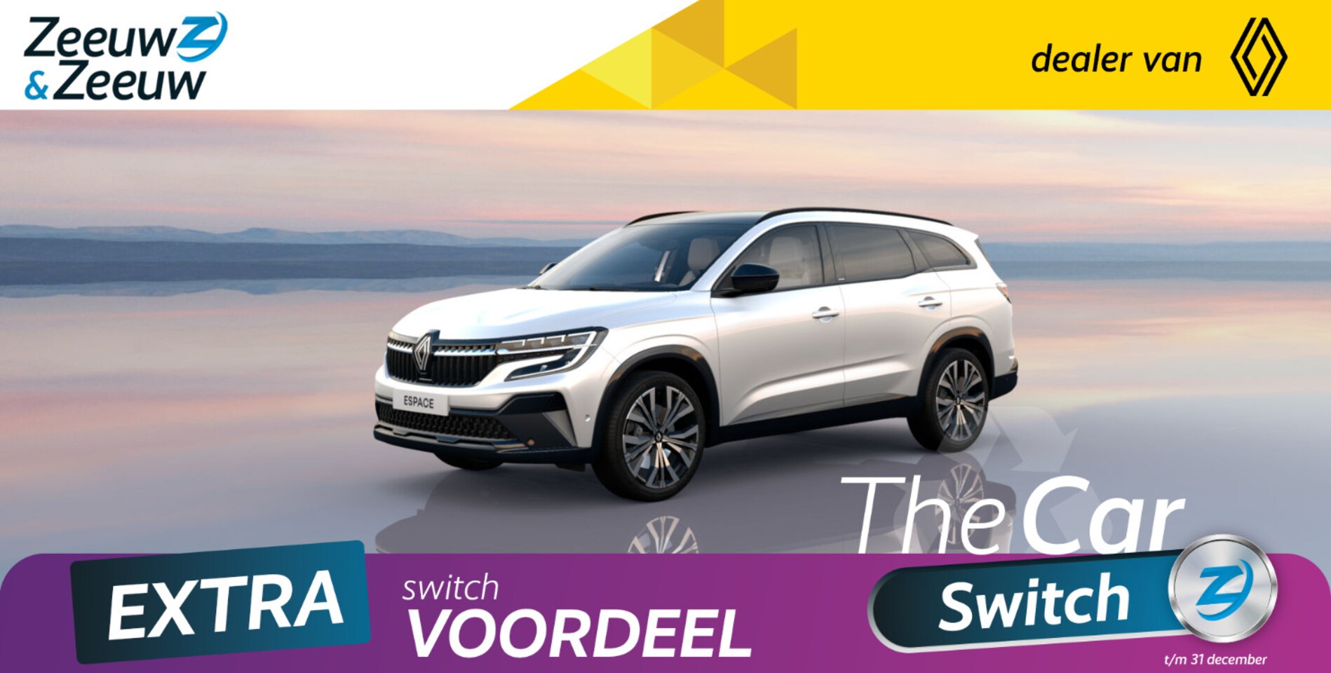 Renault Espace - E-Tech Hybrid 200 Iconic | Profiteer nu van de €1500,- Zeeuw & Zeeuw korting! | - AutoWereld.nl