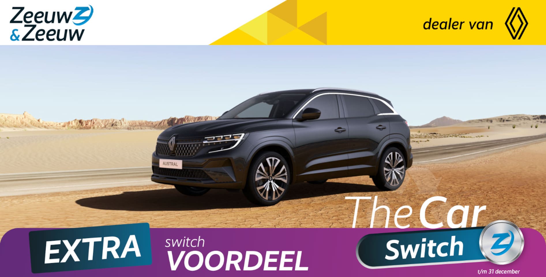 Renault Austral - E-Tech full hybrid 200 Iconic | Profiteer nu van de €1500,- Zeeuw & Zeeuw korting! | - AutoWereld.nl