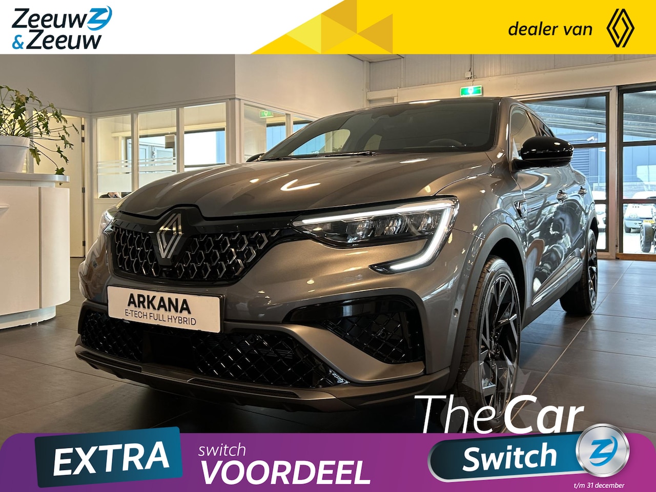 Renault Arkana - De nieuwe 1.6 E-Tech hybrid 145 esprit Alpine | Nu leverbaar met €1500,- Zeeuw & Zeeuw kor - AutoWereld.nl