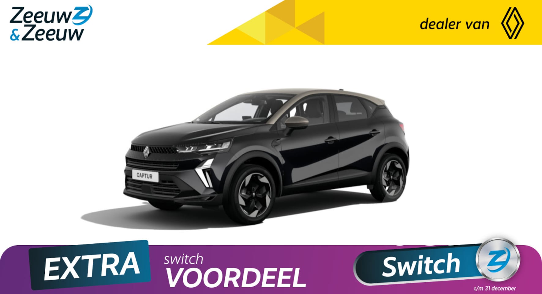 Renault Captur - TCe 90 Techno | Nu leverbaar en profiteer van €1500,- extra Zeeuw & Zeeuw korting! | - AutoWereld.nl