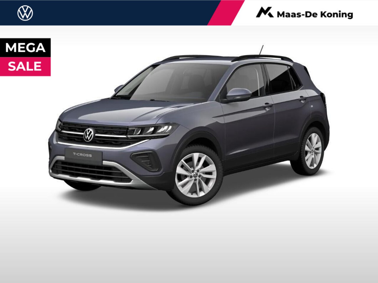 Volkswagen T-Cross - Life Edition 1.0 TSI 95 pk 5 versn. Hand · Achteruitrijcamera · Privatelease vanaf €358 - AutoWereld.nl