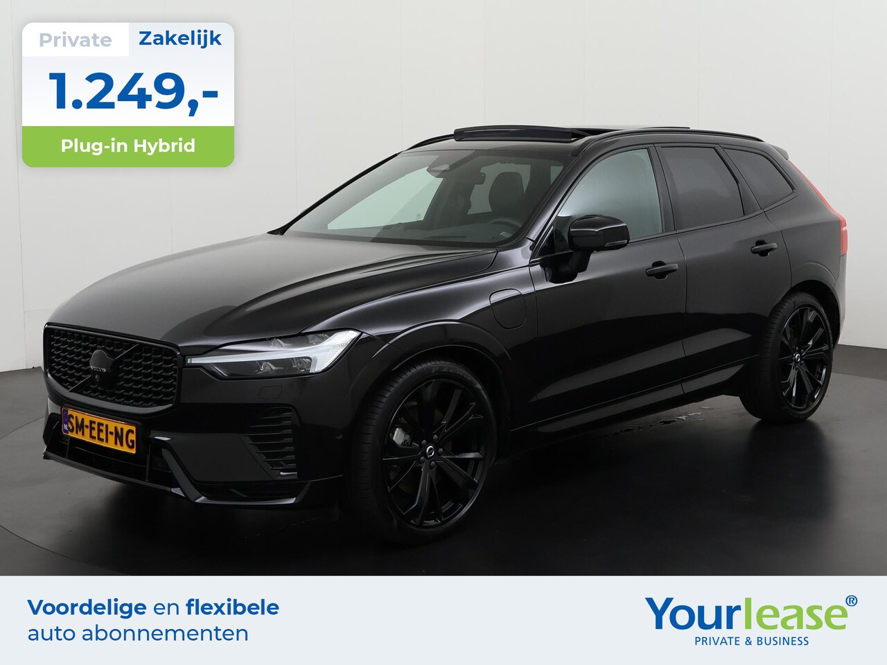 Volvo XC60 - 2.0 T8 Plug-in hybrid AWD Ultra Black Edition | 1249,- Full Operational Lease | Zondag Ope - AutoWereld.nl