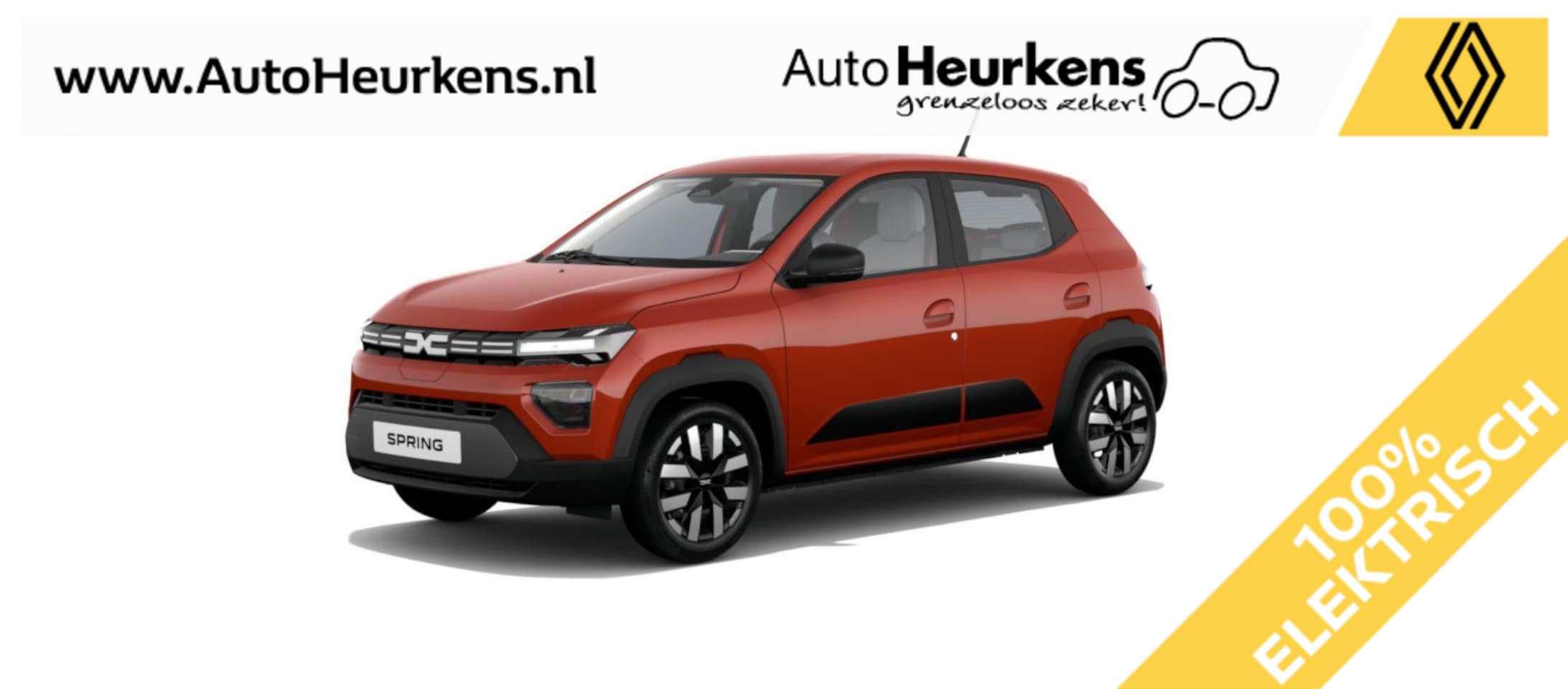 Dacia Spring - Expression 65 26.8 kWh | DC lader max 30 Kw | Parkeersensoren achter | Uit voorraad leverb - AutoWereld.nl