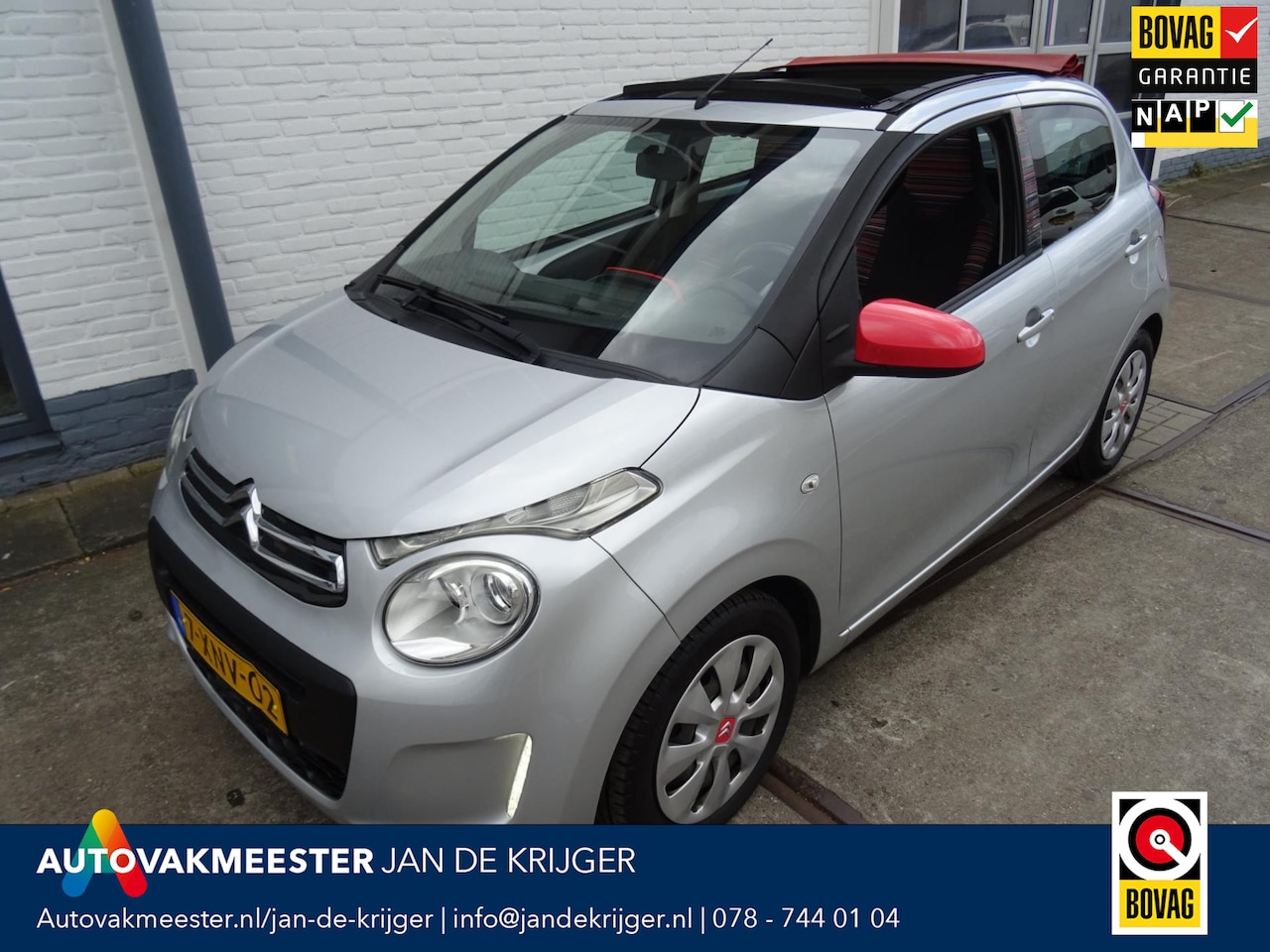 Citroën C1 - 1.2 PureTech Airscape Shine 82 pk cabrio. - AutoWereld.nl