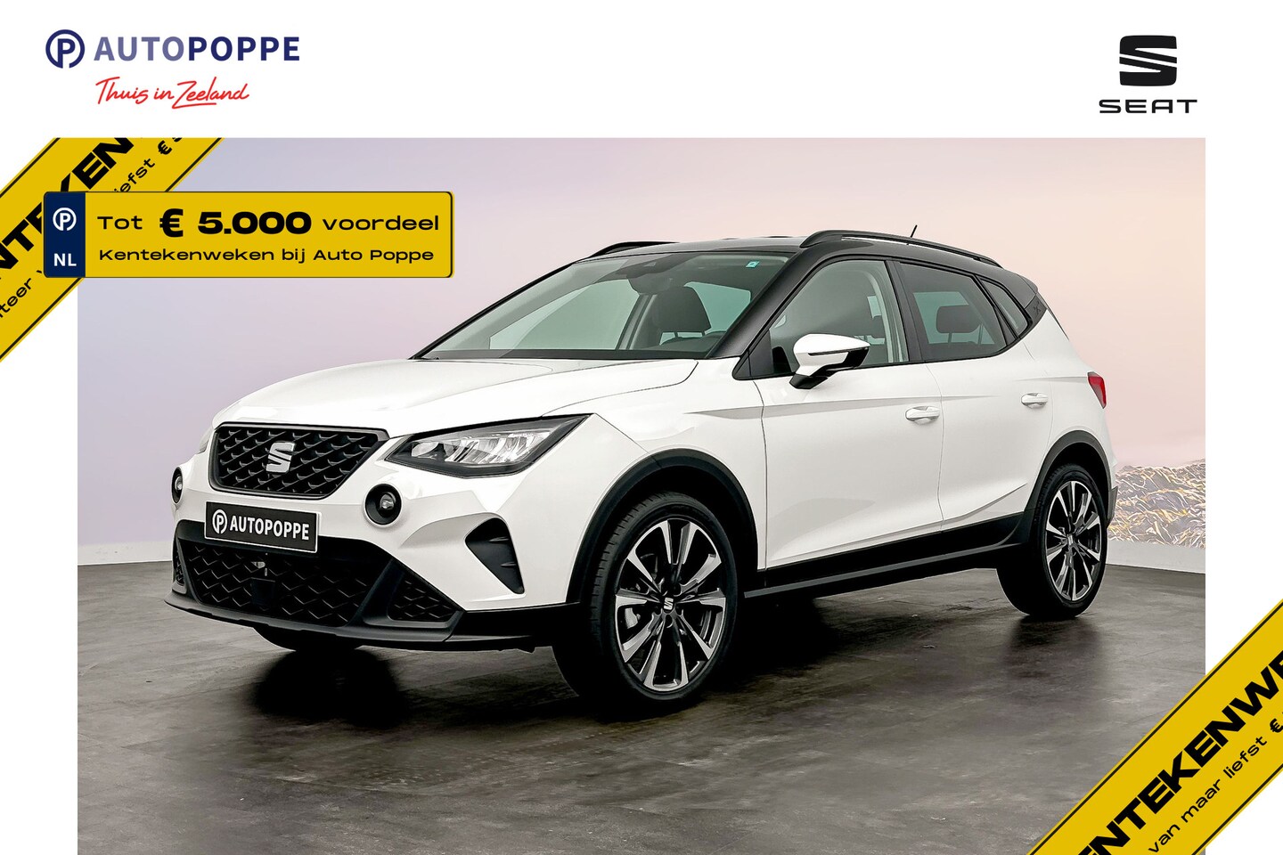 Seat Arona - 1.0 EcoTSI 95 5MT Style Business Connect | Airconditioning automatisch met 2-zone-temperat - AutoWereld.nl