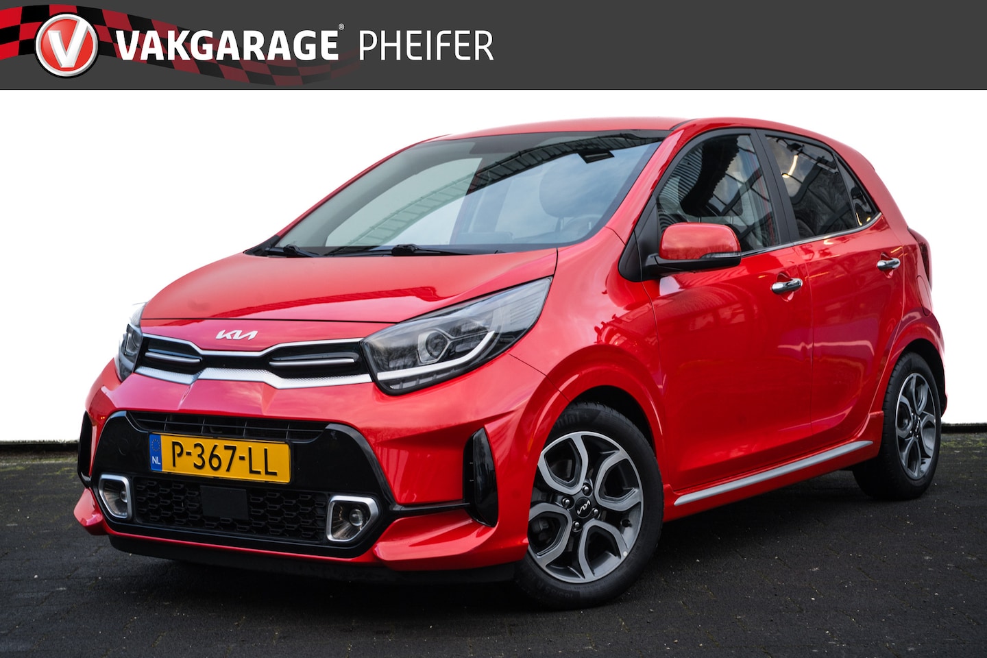 Kia Picanto - 1.0 DPi GT-Line Leer/ Navigatie/ Camera/ Carplay/ Cruise control/ Lmv/ Dab - AutoWereld.nl