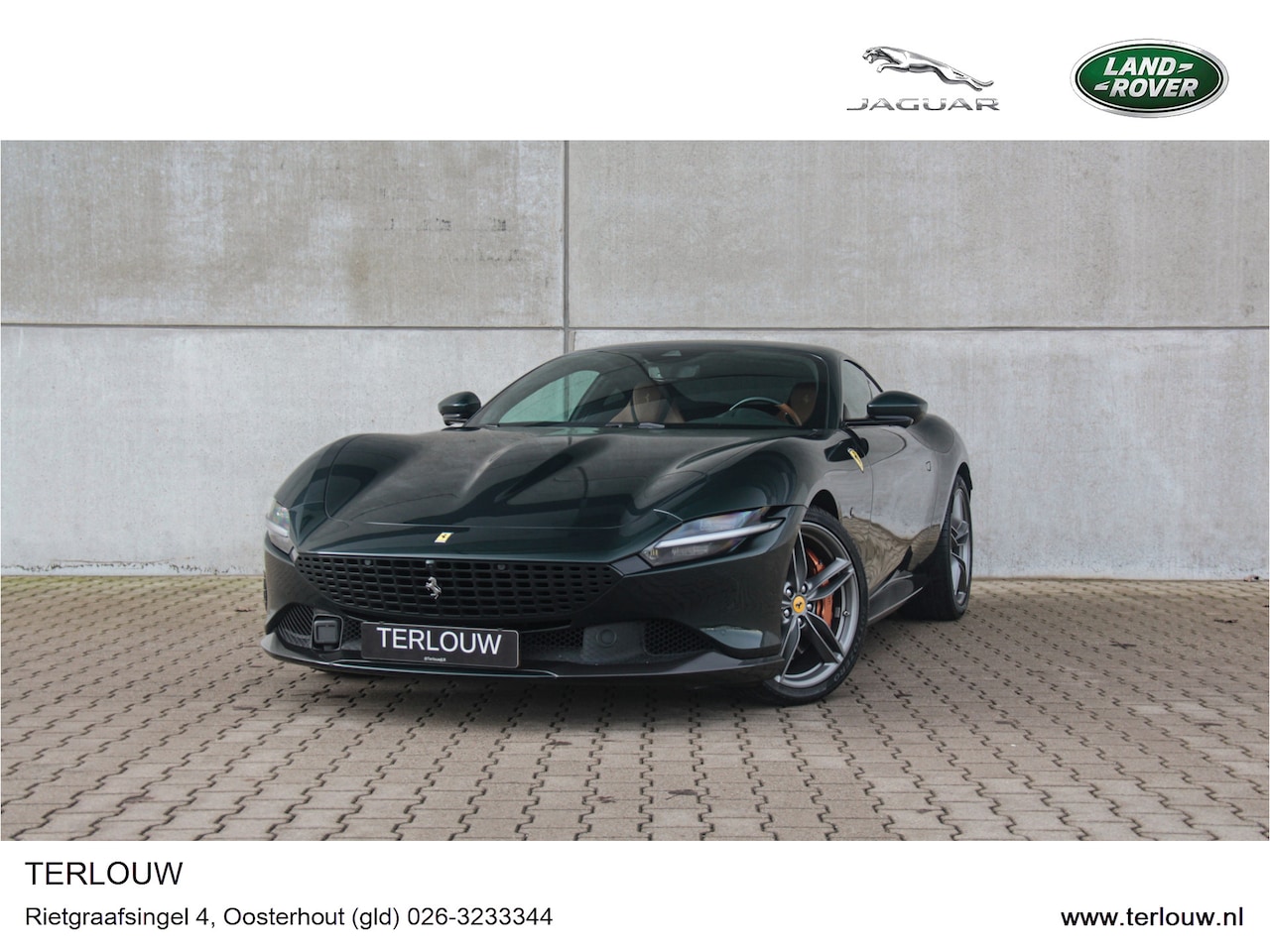 Ferrari Roma - 3.9 V8 HELE | Verde Zeltweg & Cuoio - AutoWereld.nl