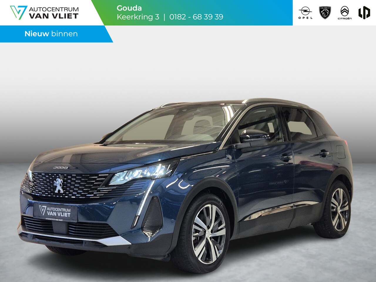 Peugeot 3008 - 1.6 HYbrid 225 Allure | Automaat | 360° Camera | Navigatie | Keyless Start/Entry | Allseas - AutoWereld.nl