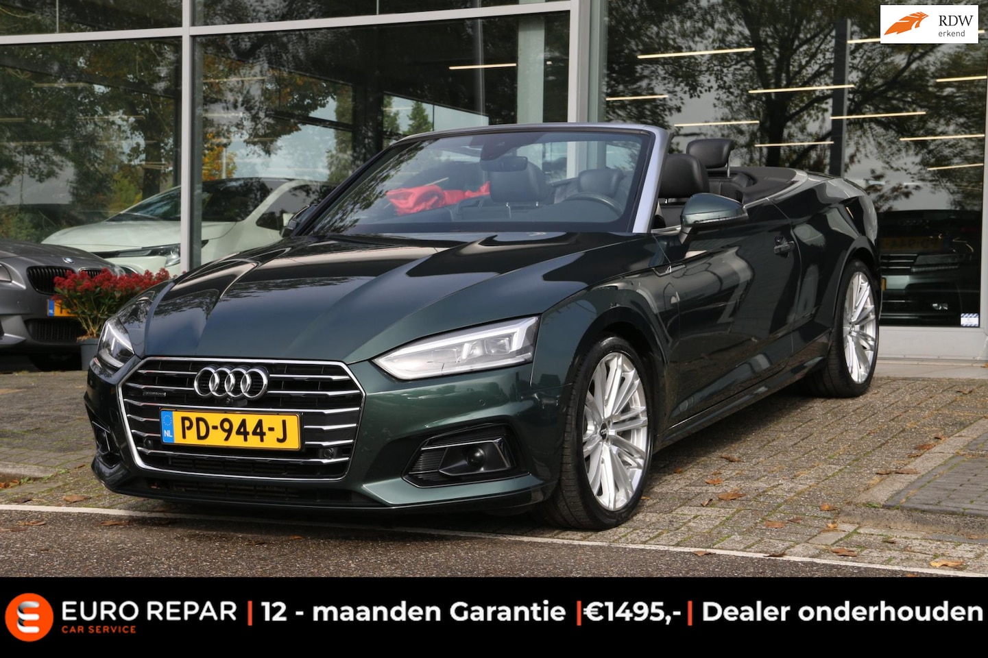 Audi A5 Cabriolet - 2.0 TFSI quattro Design Pro Line Plus 2.0 TFSI quattro Design Pro Line Plus NL-AUTO! - AutoWereld.nl