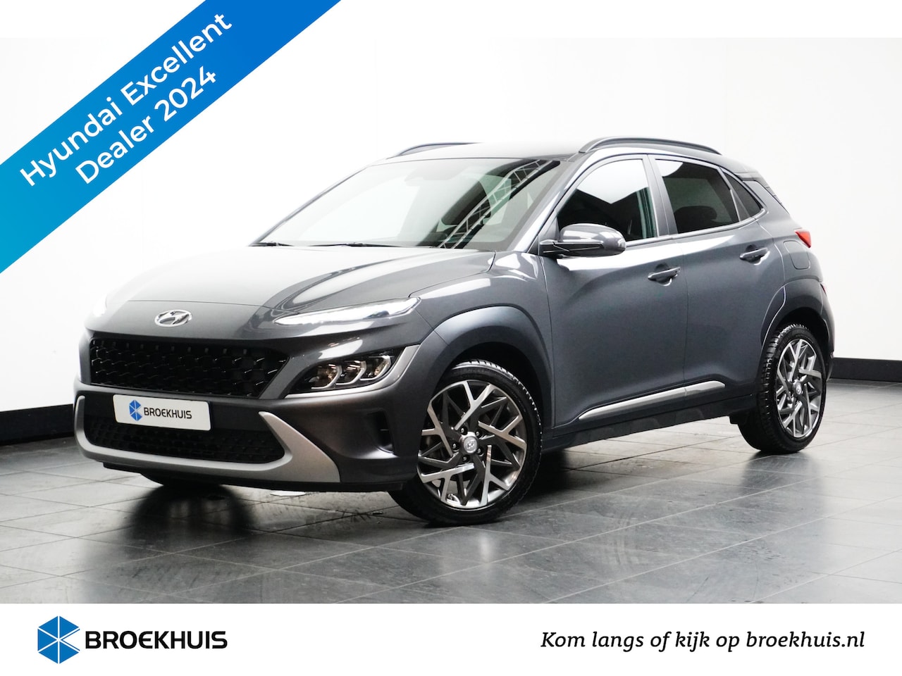 Hyundai Kona - 1.6 GDI HEV Fashion | VERWACHT | 20" LMV | Head-up display | LED | Keyless | - AutoWereld.nl