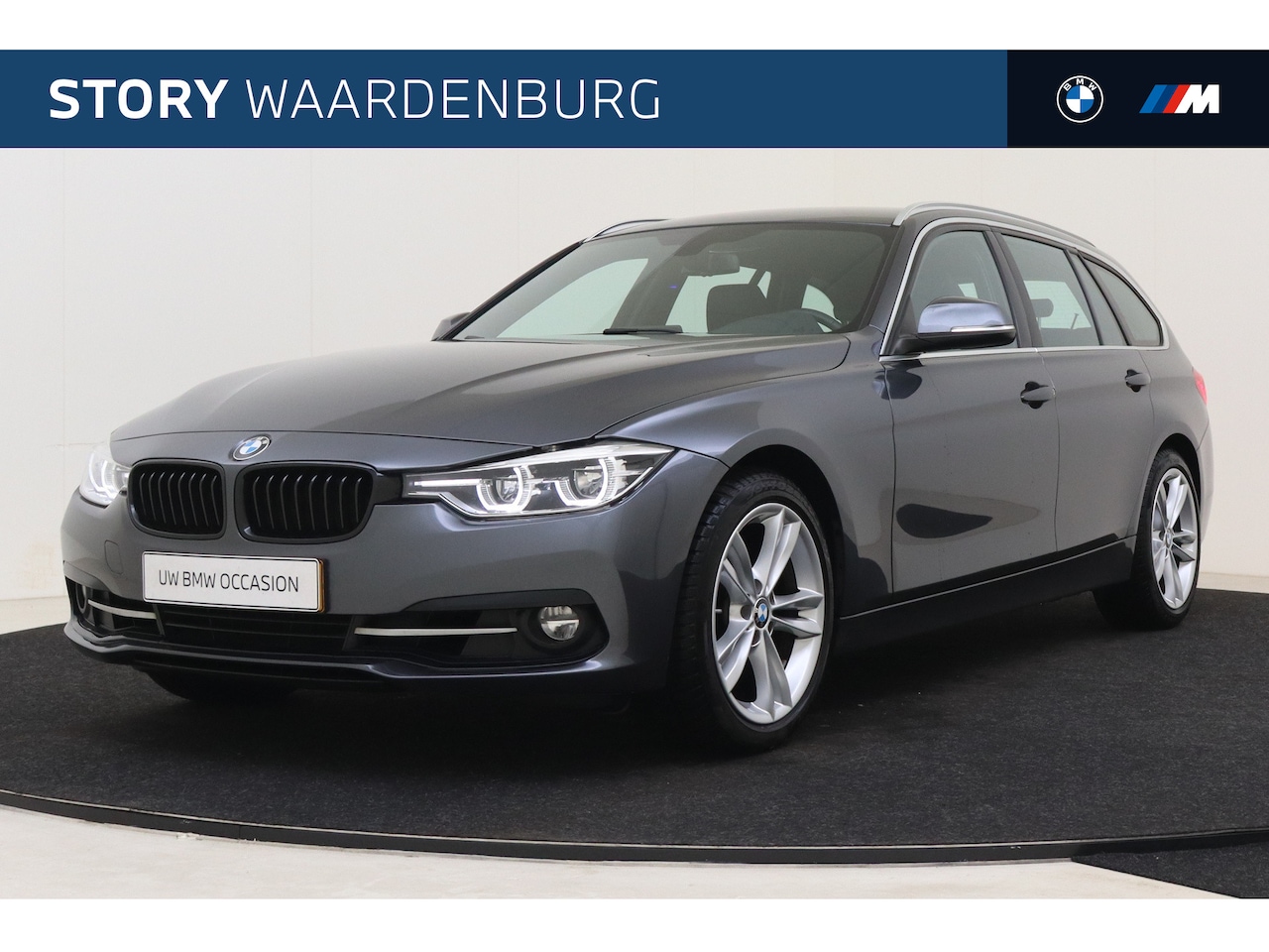 BMW 3-serie Touring - 320i High Executive Sport Line Automaat / Sportstoelen / LED / Navigatie Professional / Cr - AutoWereld.nl