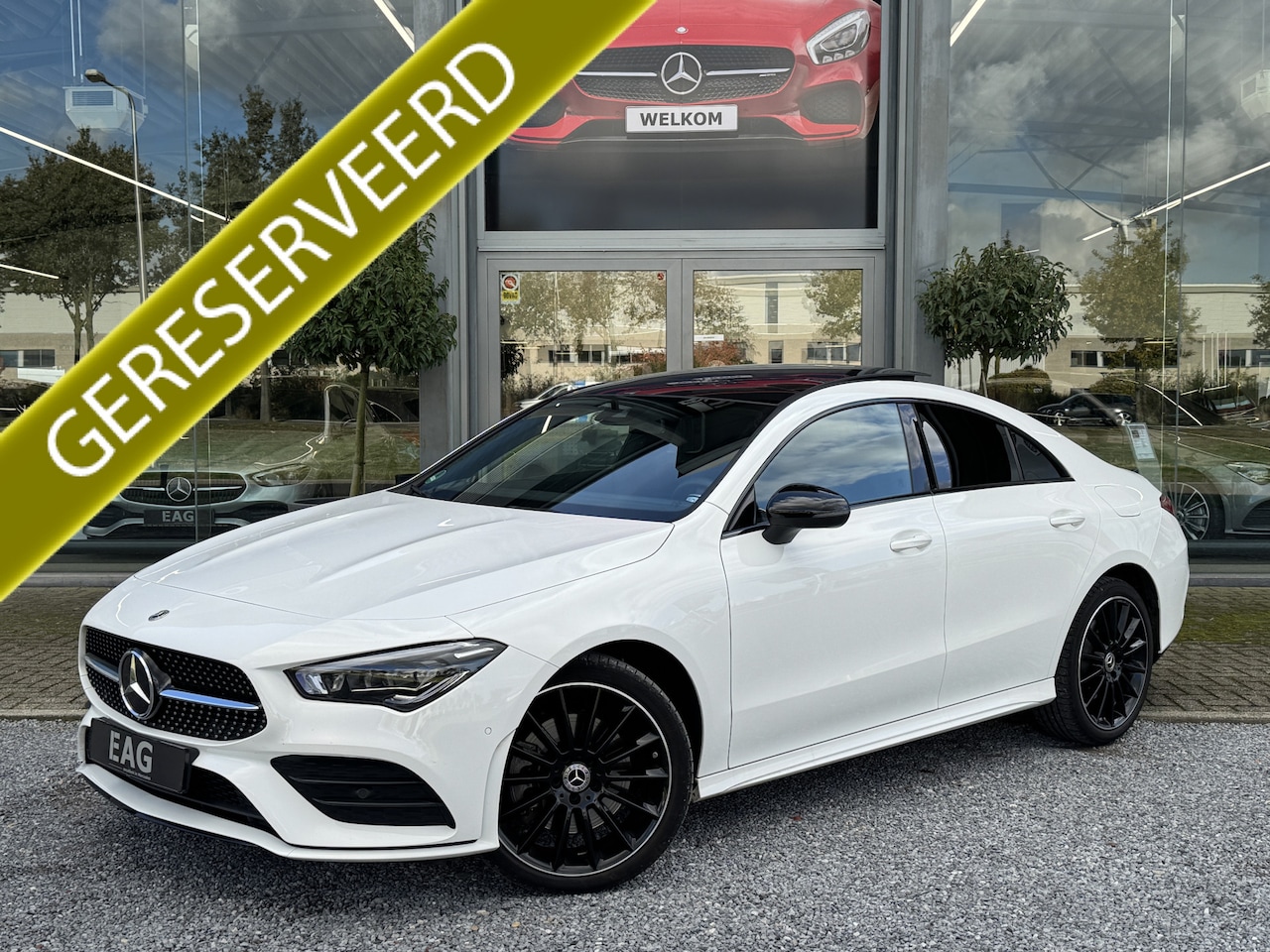 Mercedes-Benz CLA-Klasse - 250 e AMG Line Night | Panorama | Memory | Widescreen | Sfeer | 19'' AMG | - AutoWereld.nl