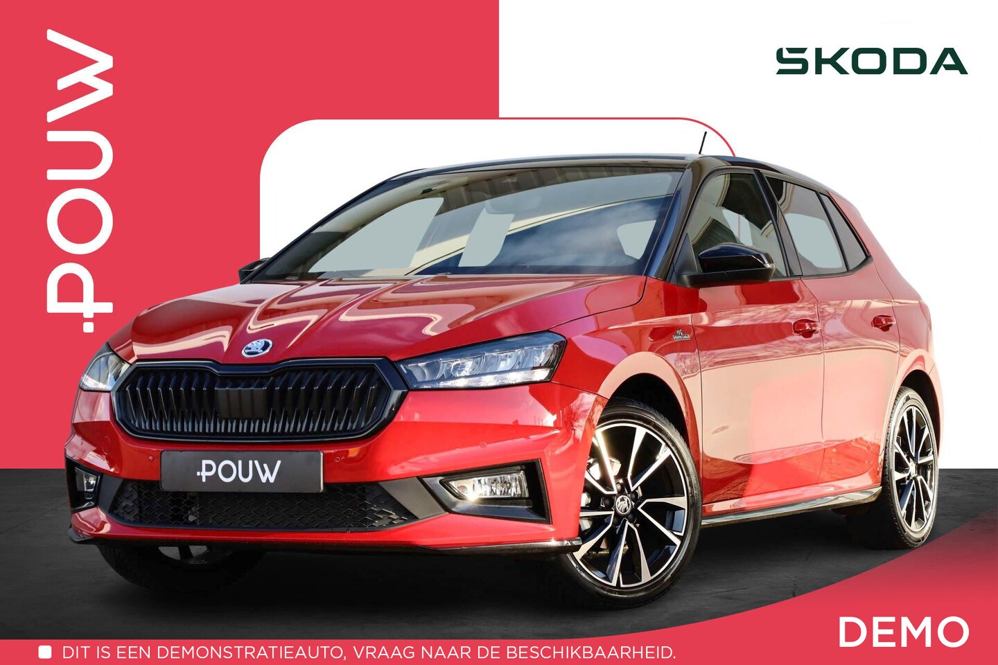 Skoda Fabia - 1.0 TSI 95pk Monte Carlo | All Season Banden | Adaptive Cruise | Stoelverwarming - AutoWereld.nl