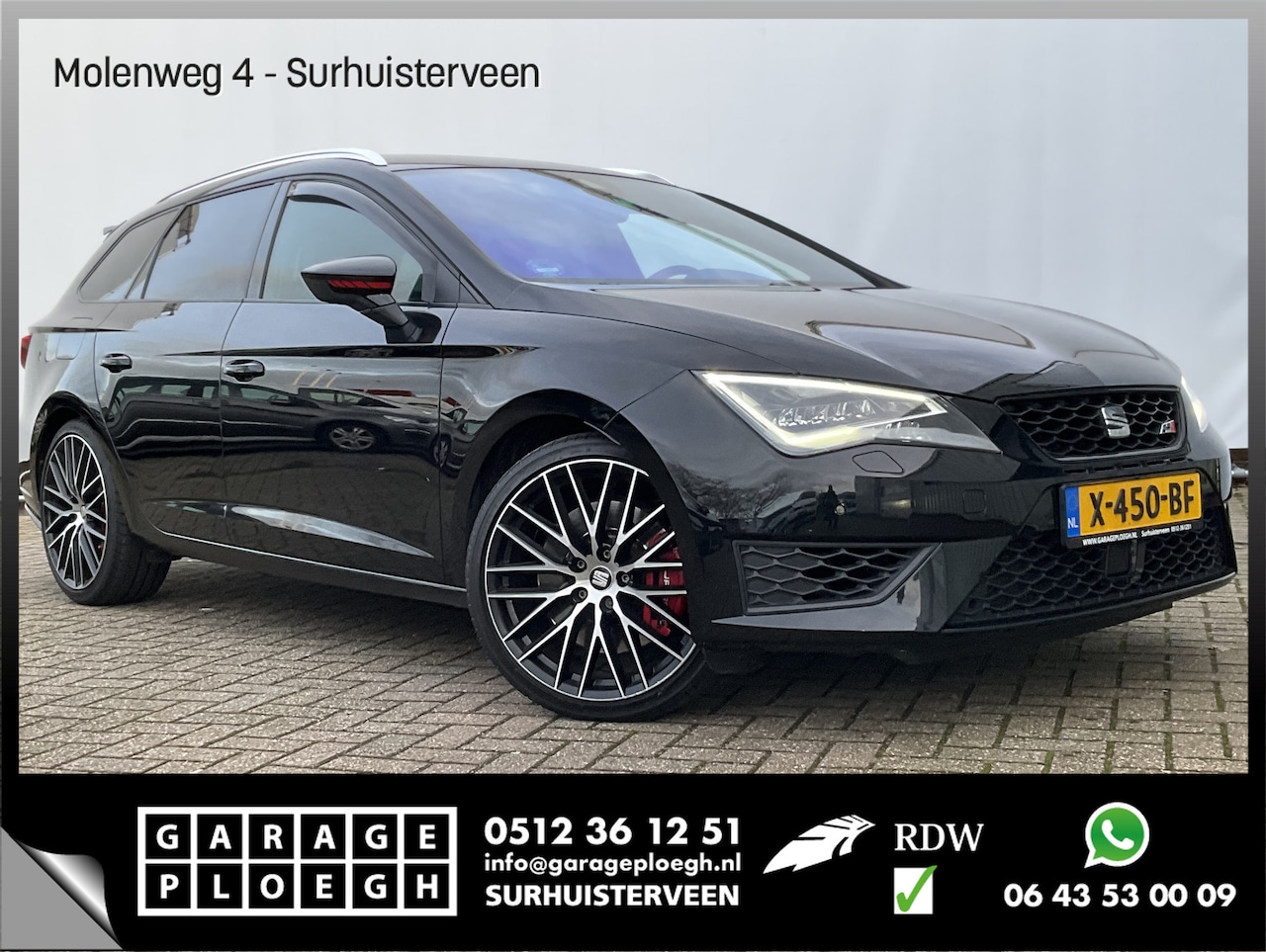 Seat Leon ST - 2.0 TSI 365 Pk Cupra 290 Vol! Adaptive-CC Carplay Premium-Audio Professioneel getuned - AutoWereld.nl