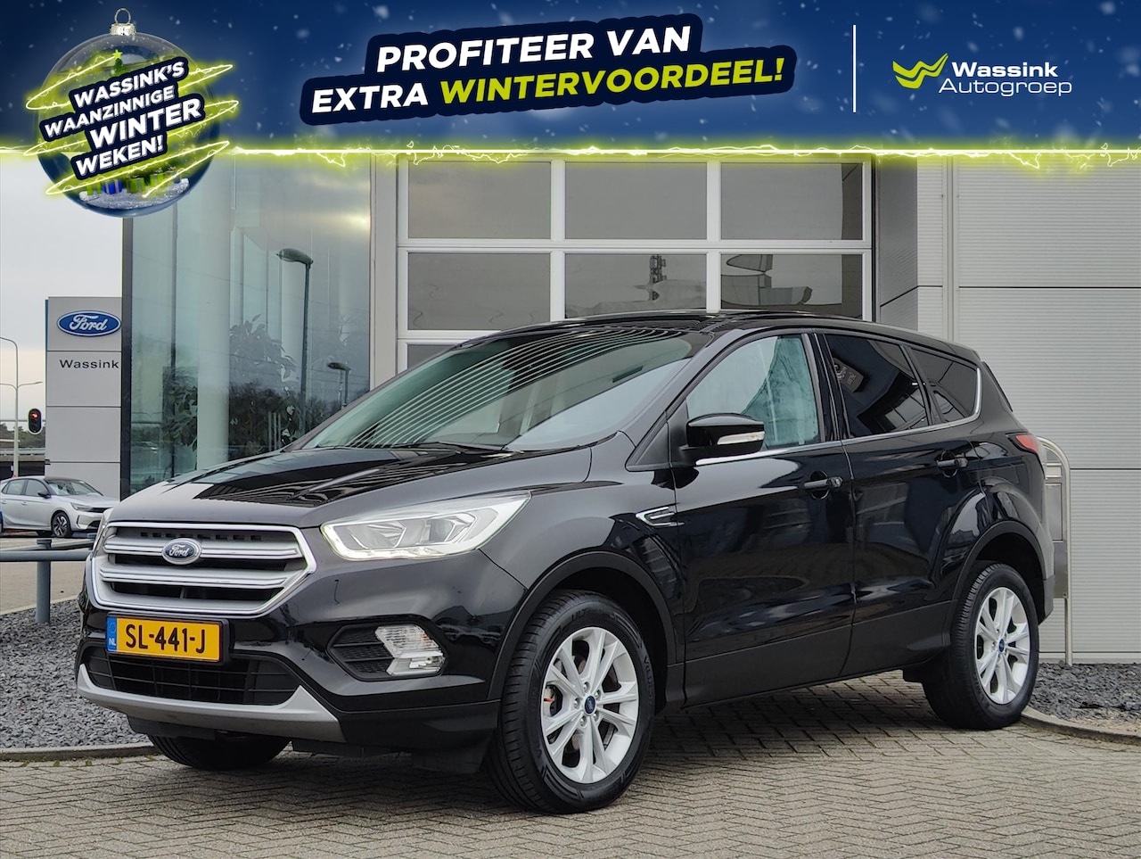 Ford Kuga - 1.5 EcoBoost 150pk 2WD Titanium | Afneembare Trekhaak | Cruise Control | Navigatie | Clima - AutoWereld.nl