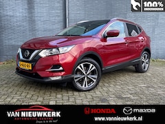 Nissan Qashqai - 1.3 DIG-T 140pk N-Connecta | Panoramadak | Navigatie & Carplay | Trekhaak 1300kg | 360 Par